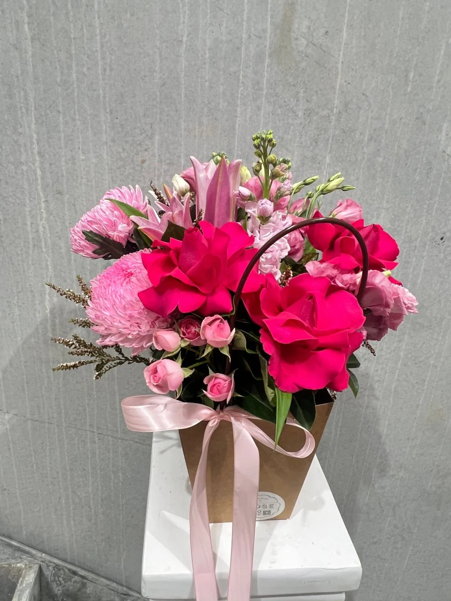 Pink Fields Handbag - Image 4
