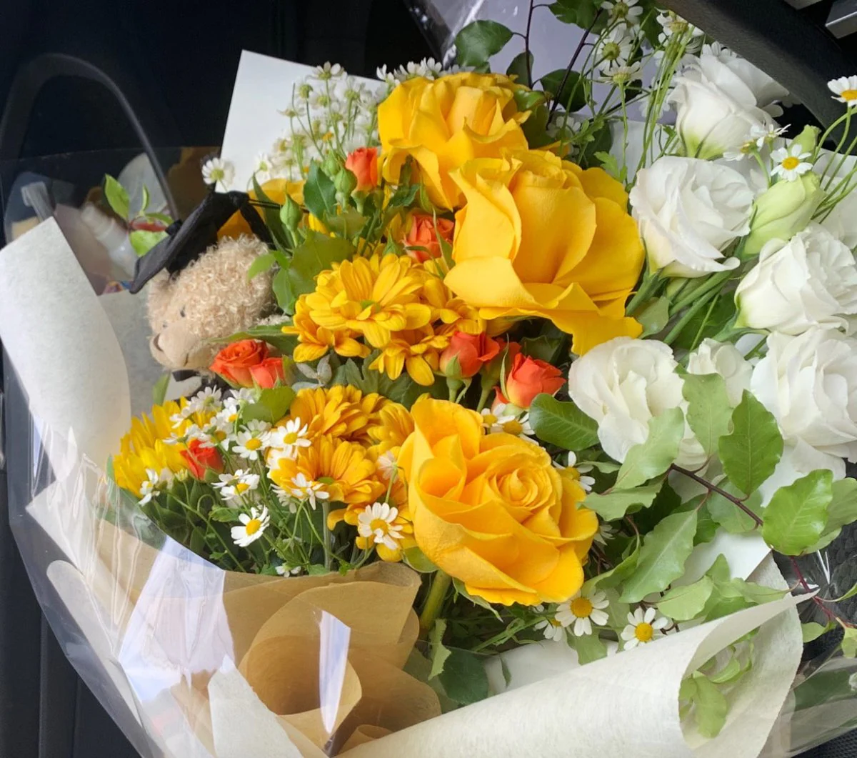 Yellow Graduation Bouquet - Image 3
